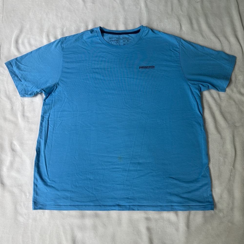Patagonia Men's Blue T-Shirt